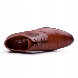 Herr Brogues Elegant läder Bednarek Brown Dawidos brun 1