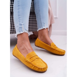 SEA Gula loafers för kvinnor i mocka Bolero 1