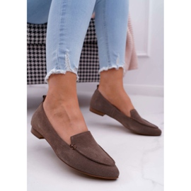 Nicole Dam Loafers Mocka Läder Loafers Cappuccino Homny beige 1