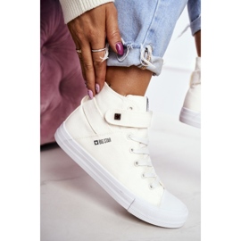 Dam Sneakers Big Star White FF274579 vit 2