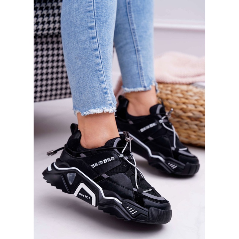 Kvinnors sportskor Big Star av Daniel Lopez Svart FF274A541 1