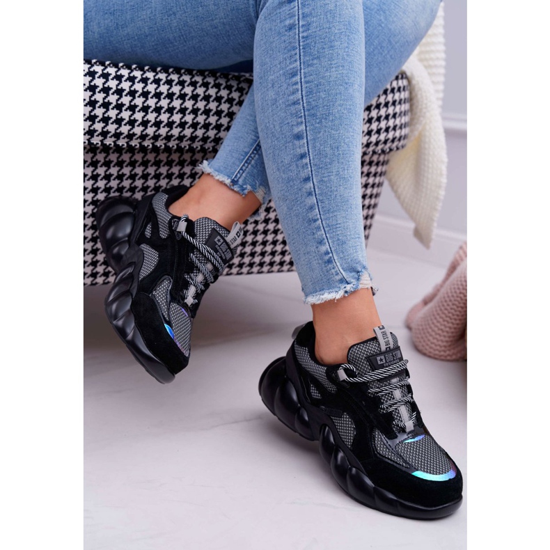 Kvinnors sportskor Big Star by Daniel Lopez Svartgrå FF274A553 2