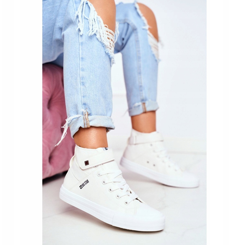 Dam Sneakers Big Star White V274541 vit 1