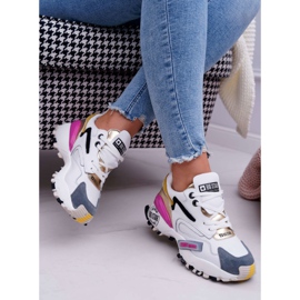 Kvinnors sportskor Big Star av Daniel Lopez FF274414 mångfärgad 2