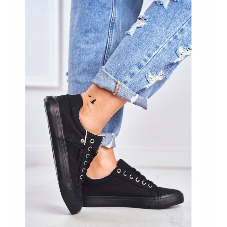 Dam Sneakers Big Star Black AA274513 svart 2