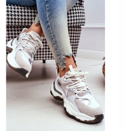 Kvinnors sportskor Big Star av Daniel Lopez White FF274A576 vit 2