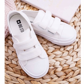 Big Star Barns sneakers Barnens stora stjärna med kardborrevit FF374096 2