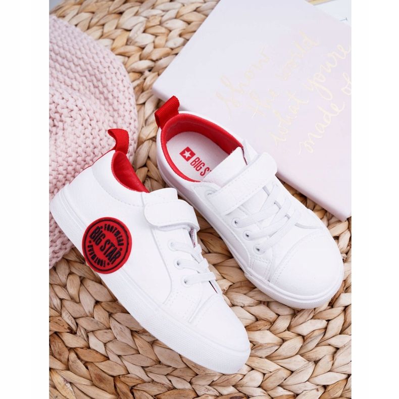 Barns sneakers Barn Big Star With Velcro White FF374088 ['vit'] vit 2