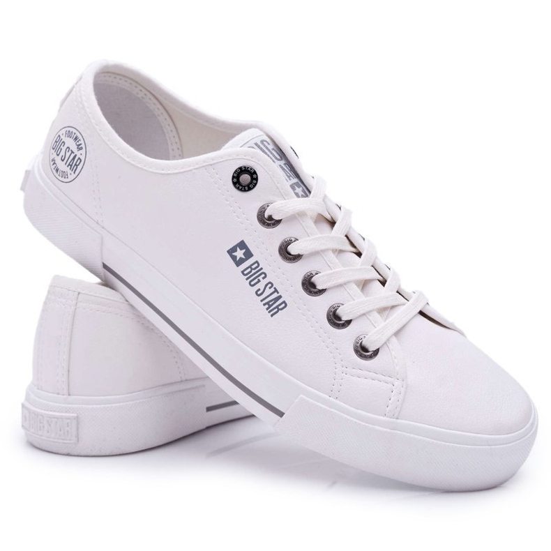 Herr Sneakers Low Big Star White FF174054 vit 1