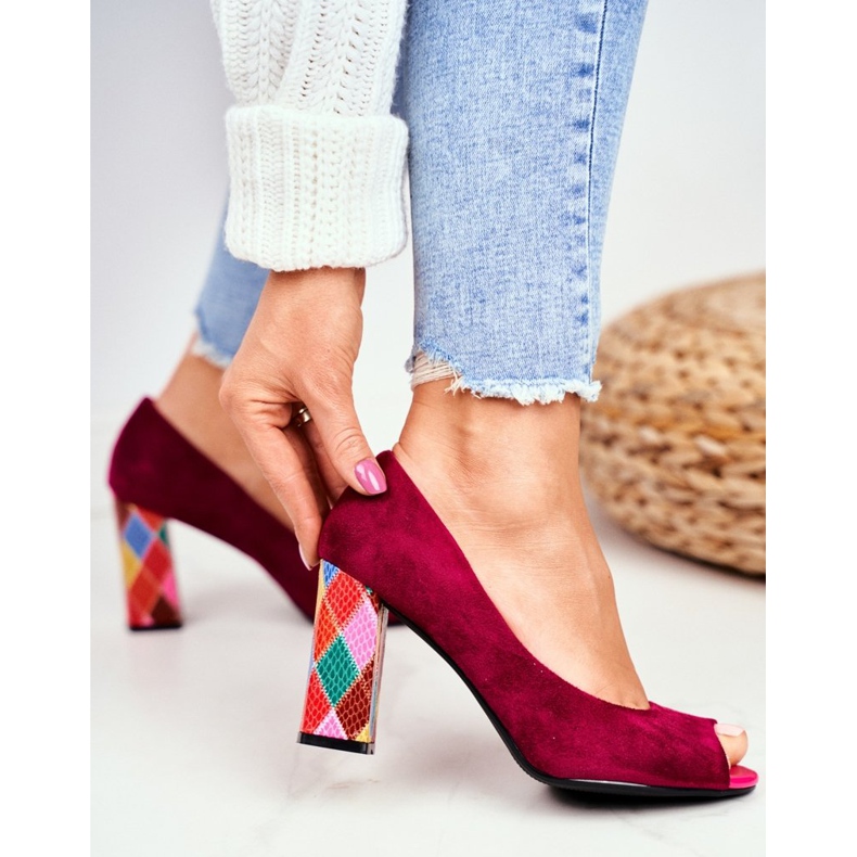 Dampumps Sergio Leone Mocka Fuchsia PB135 Var min! rosa 2