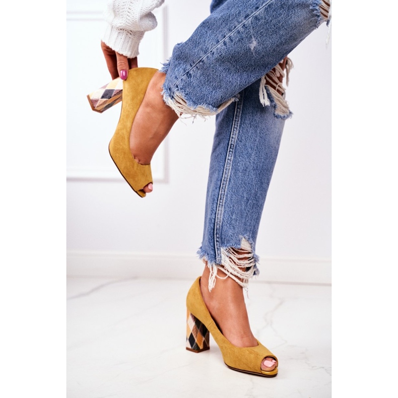 Dampumps Sergio Leone Mocka Gul PB135 Var min! 1