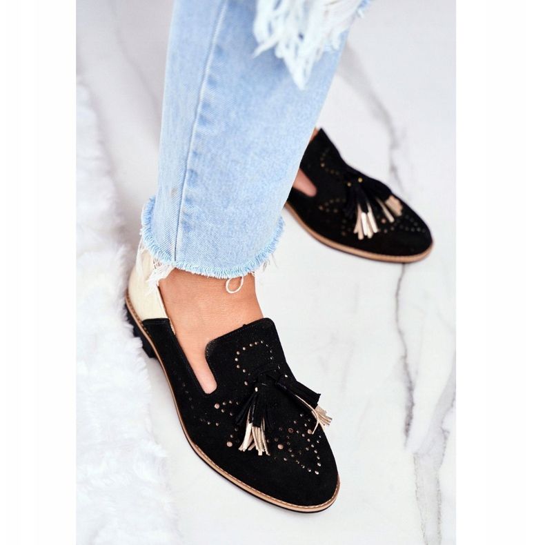 Dam Brogues Maciejka Läderloafers Svart 04484-01 / 00-5 1