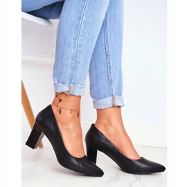 Dampumps Sergio Leone PB403 Black Herline svart 1