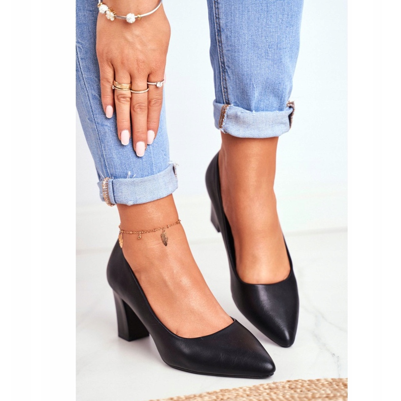 Dampumps Sergio Leone PB403 Black Herline svart 2