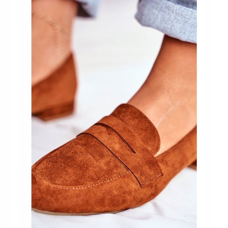 Dam Loafers Mocka Sergio Leone MK734 Camel Nebbi brun 2