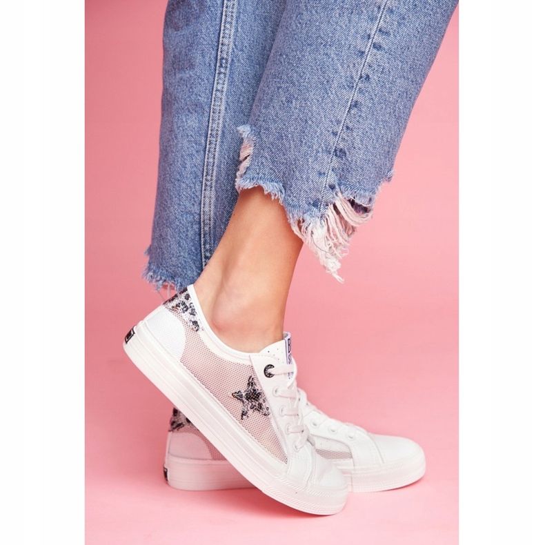 Dam Sneakers Big Star White FF274487 vit 1