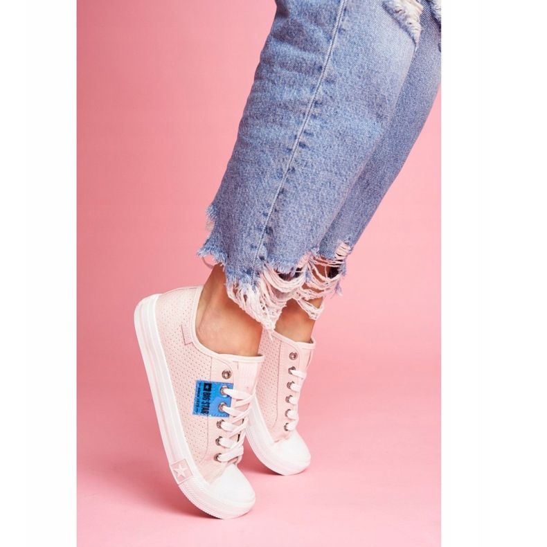 Dam Sneakers Big Star Openwork Pink FF274033 rosa 1