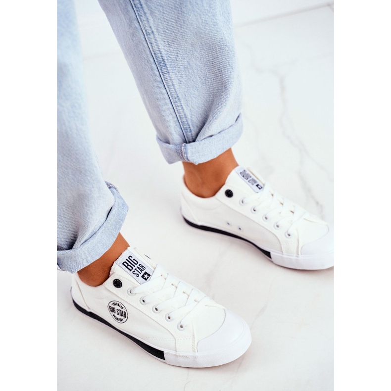 Dam Sneakers Big Star White FF274228 vit 1