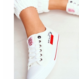 Dam Sneakers Big Star White FF274079 vit 2