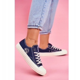 Dam Sneakers Big Star Marinblå FF274125 2