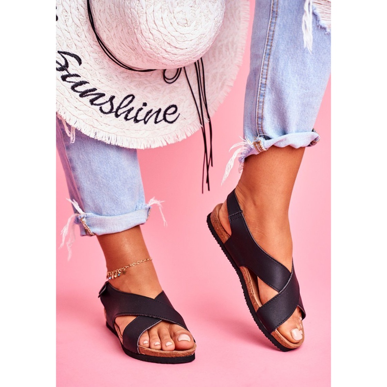 Sandaler för kvinnor Big Star Black FF274621 svart 1