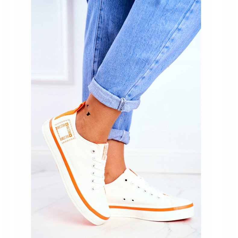 Dam Sneakers Big Star White FF274A065 vit 2