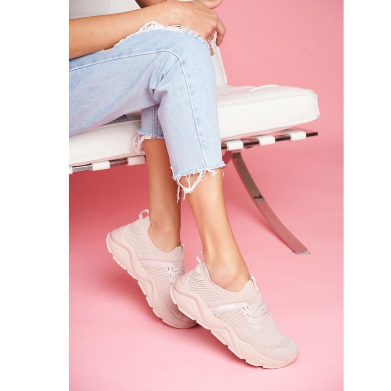 Kvinnors sportskor Big Star Light Pink FF274956 rosa 1