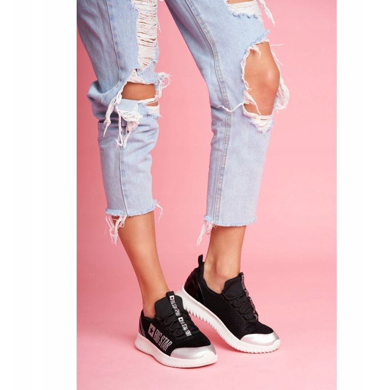 Kvinnors sportskor Big Star Black FF274A409 svart 1