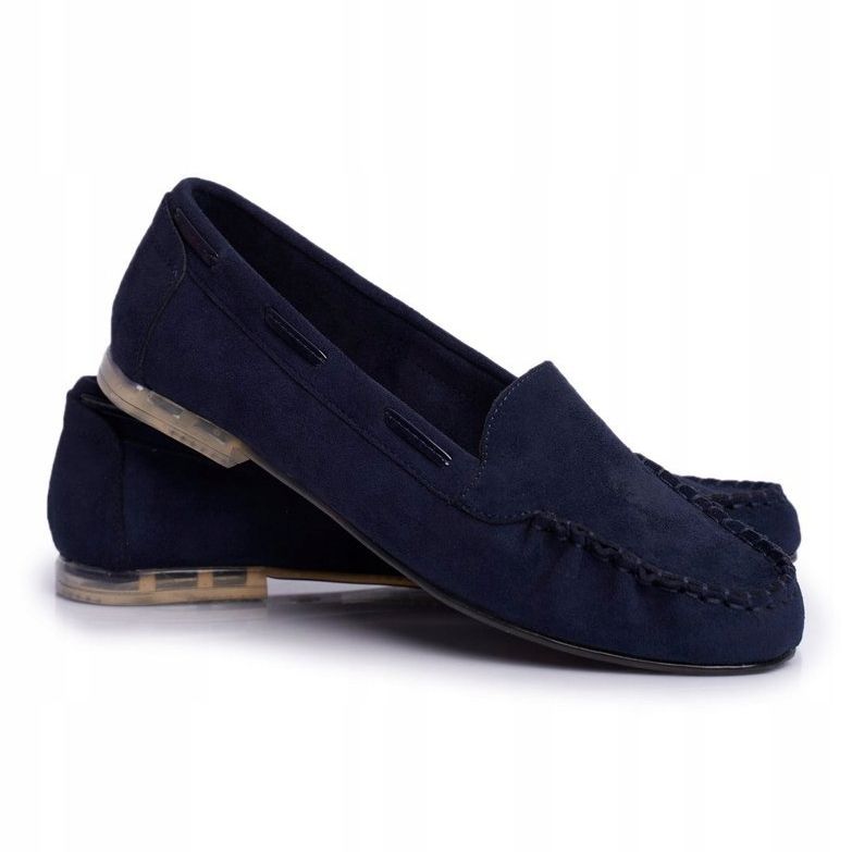 Dam Loafers Sergio Leone Mocka Marinblå MK722 1