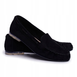 Dam Loafers Sergio Leone Mocka Svart MK722 1