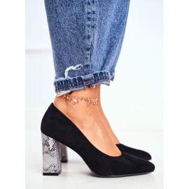 Dampumps på hälen Sergio Leone Svart PB216 2