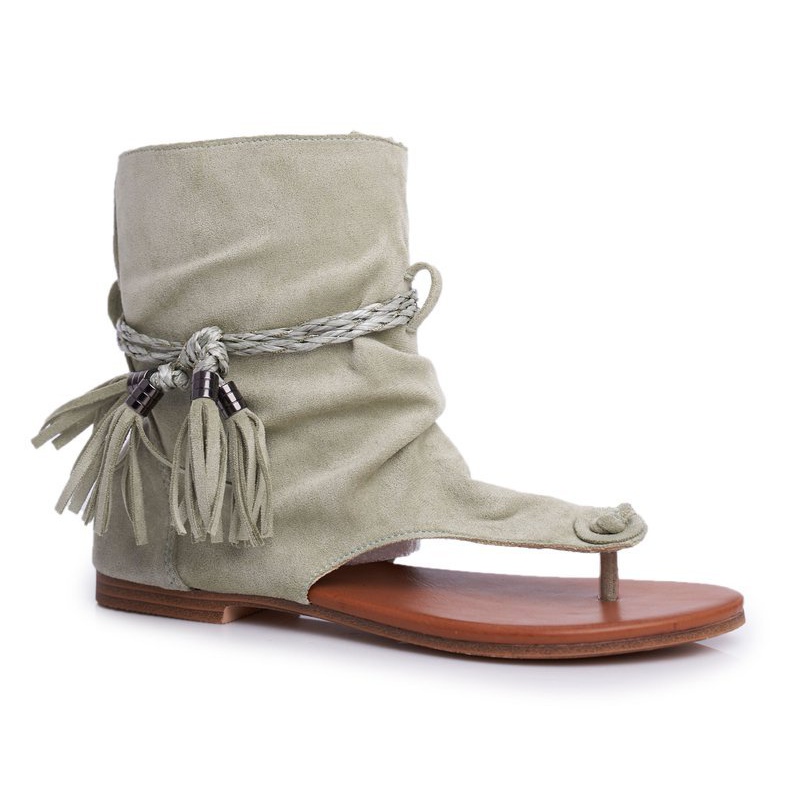 SEA Kvinnor Sandaler Flip-flops With a Shank Green SL1011 Madrit grön 1