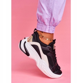 SEA Kvinnors sportskor Färgrik svart Pinner vit mångfärgad 2