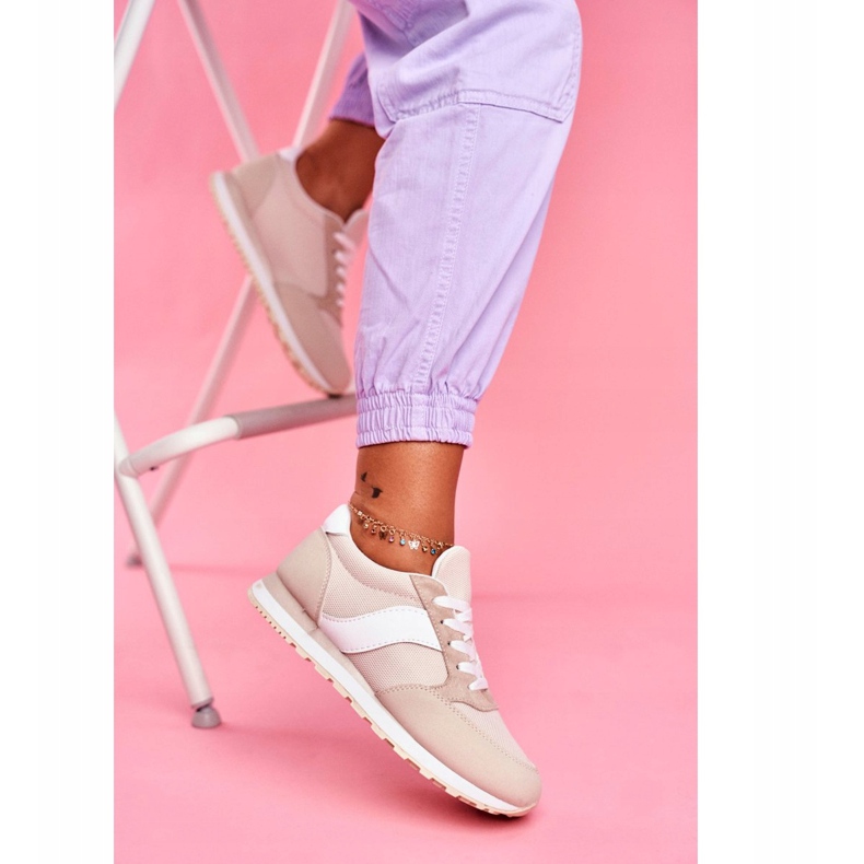 PS1 Kvinnors sportskor Beige Determine 2