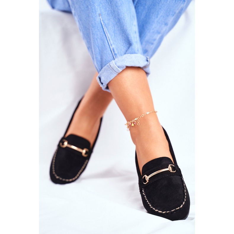 BUGO Dam Loafers Mocka Svart Dykning 2