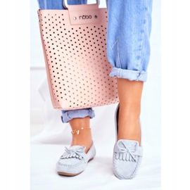 BUGO Dam Loafers Mocka Blå Velucci 2