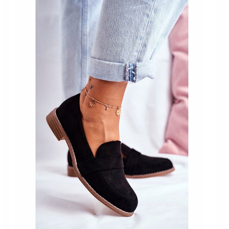 Svarta mockaskor för kvinnor Cintra 2