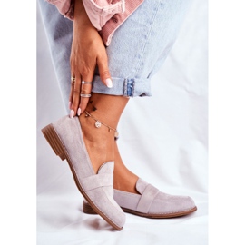 SEA Brogues dam mocka grå Cintra 1