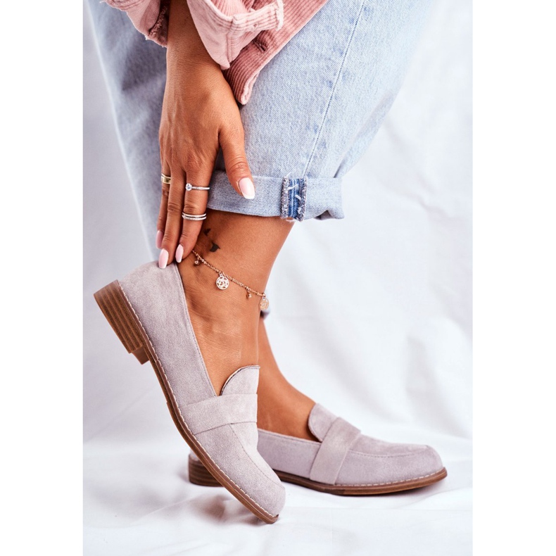 SEA Brogues dam mocka grå Cintra 1