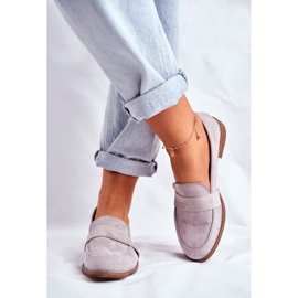 SEA Brogues dam mocka grå Cintra 2