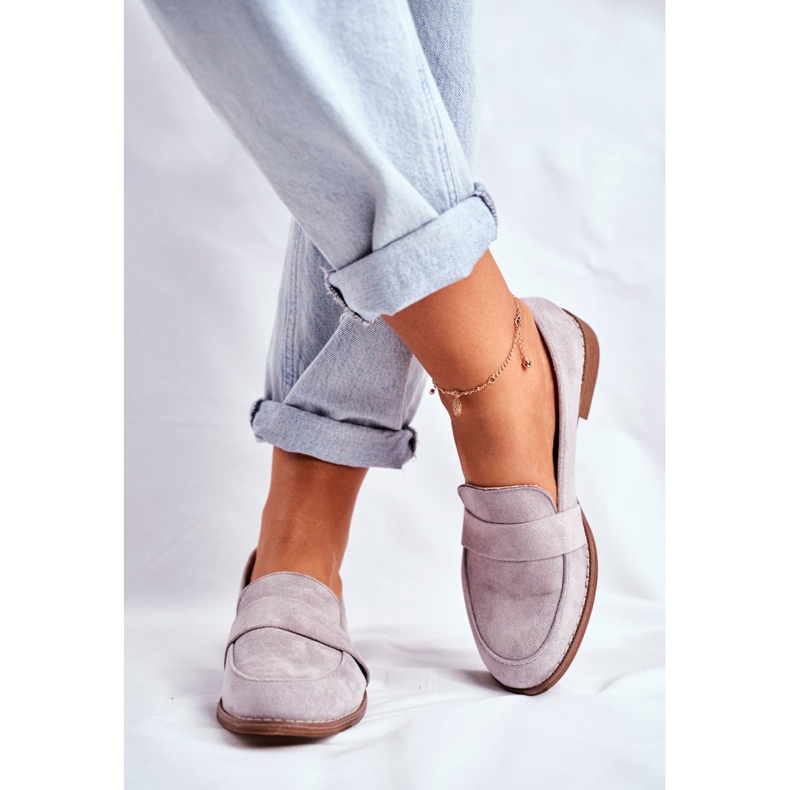 SEA Brogues dam mocka grå Cintra 2