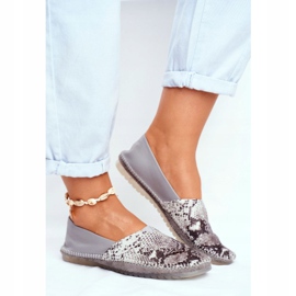 Kvinnors Ballerinor Maciejka Läder Grå 01930-66 / 00-0 1