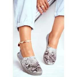 Kvinnors Ballerinor Maciejka Läder Grå 01930-66 / 00-0 2