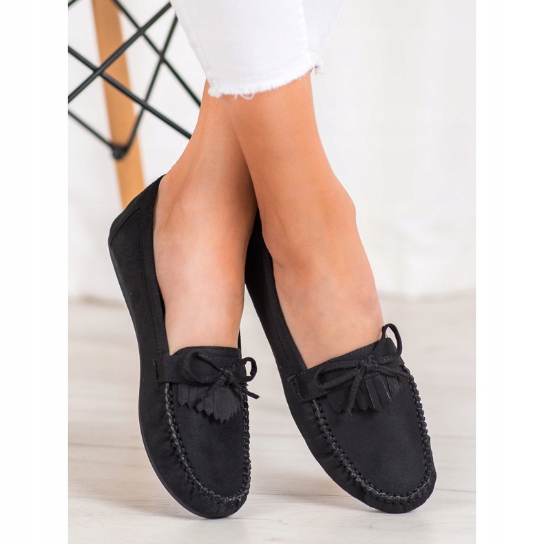 Diamantique Klassiska loafers svart 2