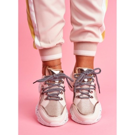 SEA Kvinnors sportskor Glitter Beige Vegas 2