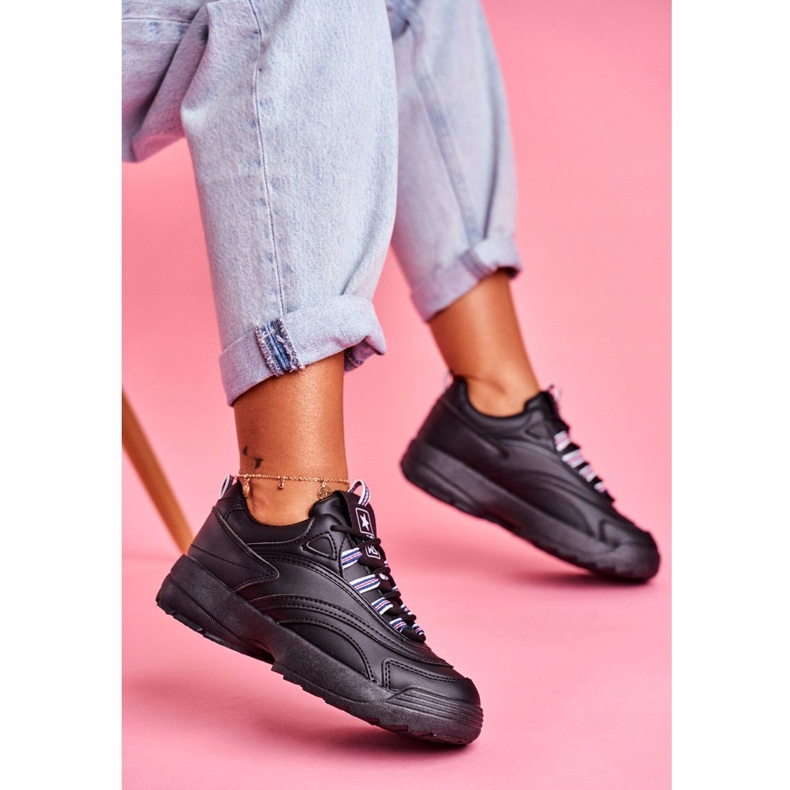 EVE Kvinnors sportskor Svart Boston 2