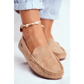 Evento Dam Loafers Beige Suede Morreno 4