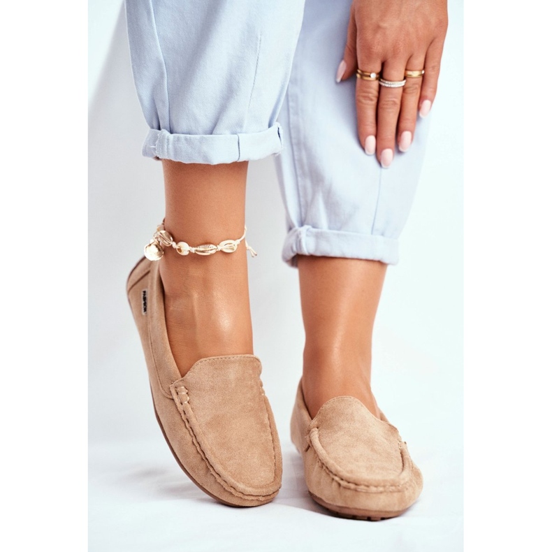Evento Dam Loafers Beige Suede Morreno 2