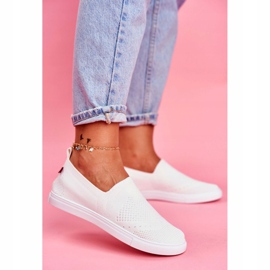 Kvinnors vita sneakers Slip-on sneakers Big Star FF274A608 1