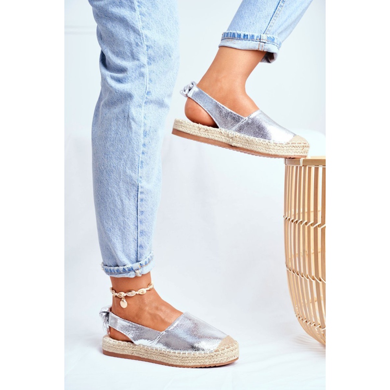 FRJ Silver Contour Espadrilles för kvinnor grå 1